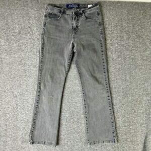 Gloria Vanderbilt Bootcut Jeans Women's Size 8 Black Medium Wash Amanda Stretch